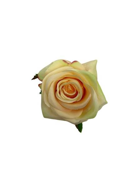 Róża główka 9 cm żółta