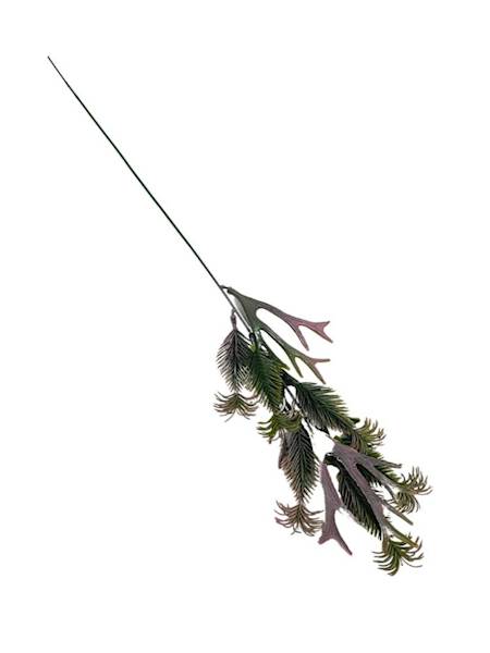 Gałązka iglasta 53 cm różowa