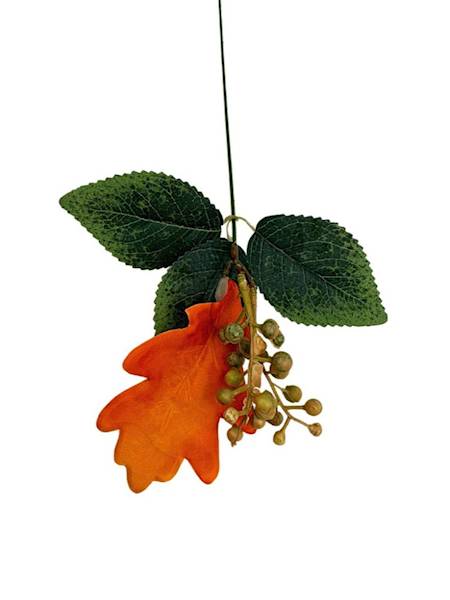 Dodatek jesienny pik dąb 40 cm pomarańcz