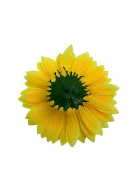 Słonecznik główka 12 cm jasny żółty