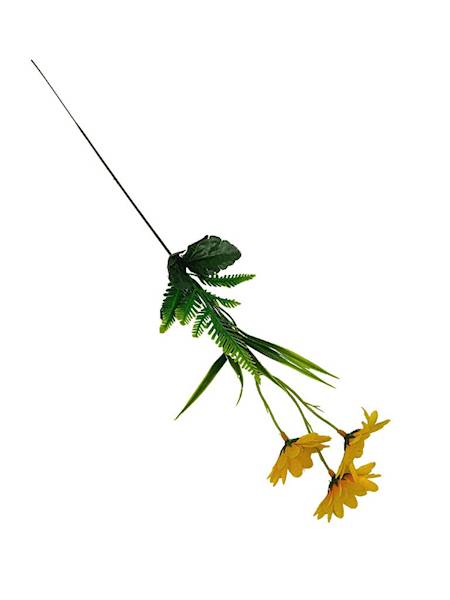 Margaretki gałązka 54 cm żółte