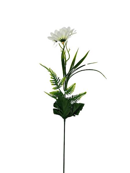 Margaretki gałazka 54 cm kremowe