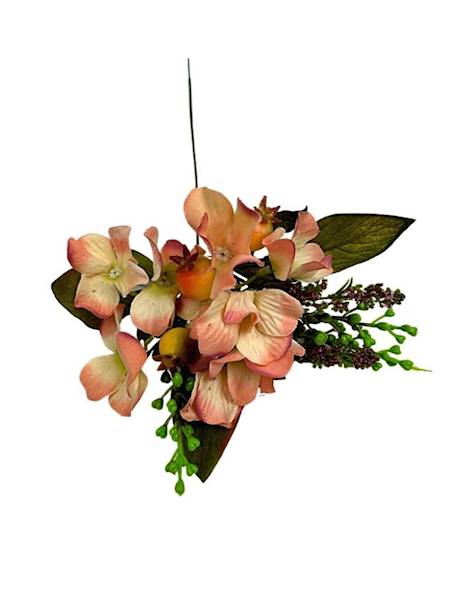 Pik różowa hortensja i dzika róża 40 cm