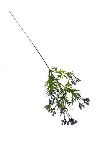 Dodatek plastikowy z kulkami 48 cm niebieski