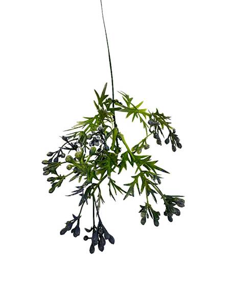 Dodatek plastikowy z kulkami 48 cm niebieski