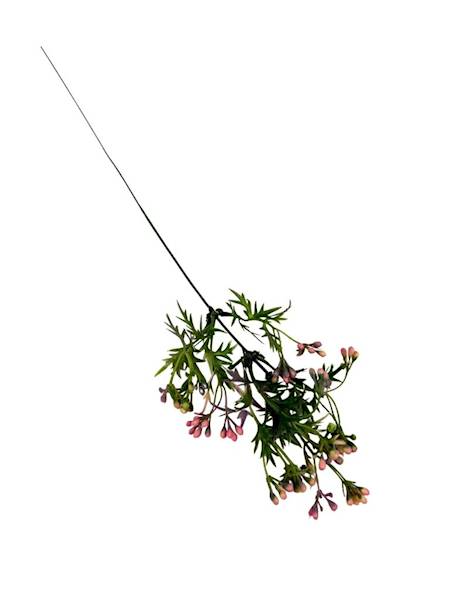 Dodatek plastikowy z kulkami 48 cm krem z różem