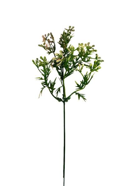 Dodatek plastikowy z kulkami 48 cm krem z różem