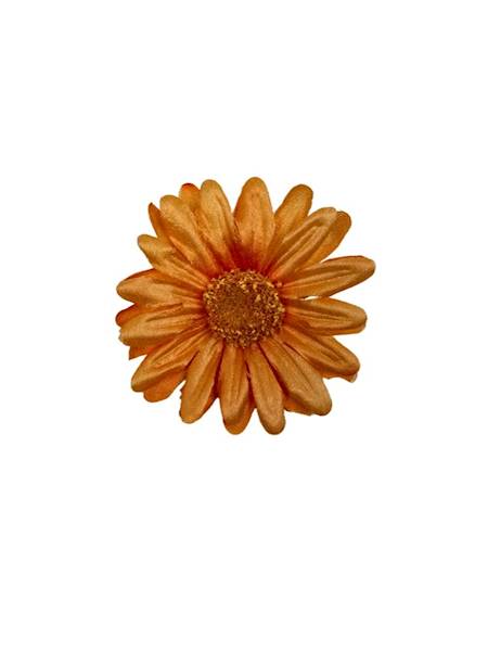 Margaretka główka 6 cm pomarańczowa 6 sztuk