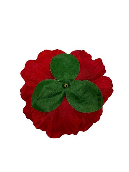 Mak główka 12 cm ciemny czerwony