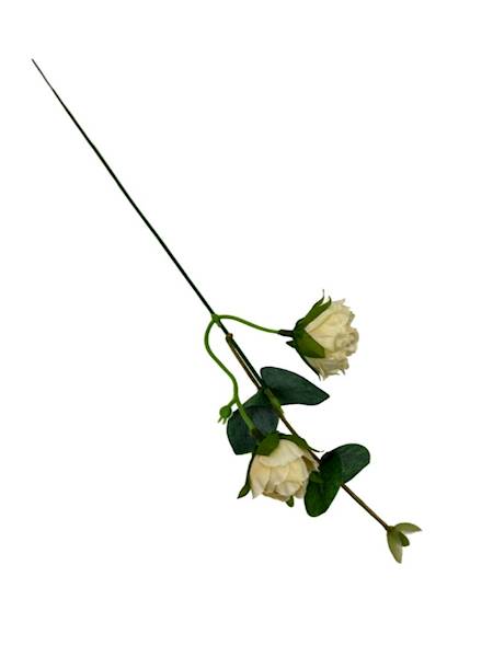 PIK RÓŻA KAMELKA GAŁĄZKA 35 CM KREMOWA