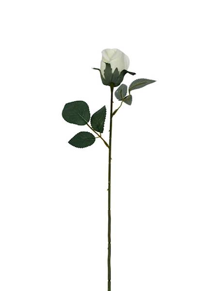 RÓŻA GAŁĄZKA 54 CM JASNY KREM