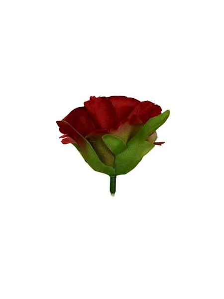 Roża główka 6 cm czerwona