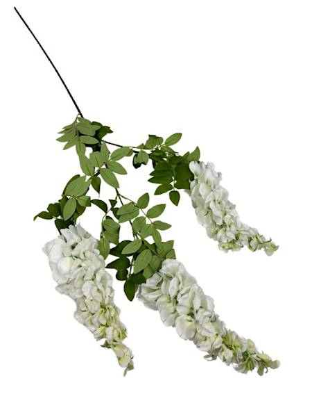 WISTERIA GAŁĄZKA 106 CM BIAŁA