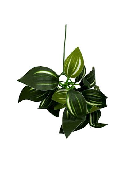 TRZYKROTKA GAŁĄZKA 35 CM ZIELONA Z BIAŁYM