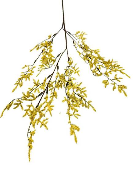 Trawa gałązka 75 cm żółta