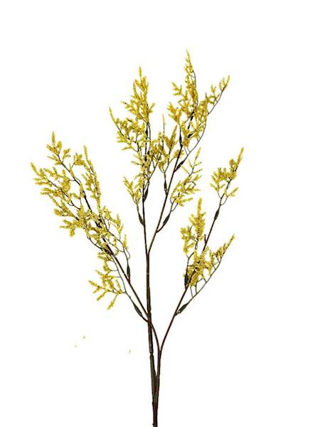 Trawa gałązka 75 cm żółta