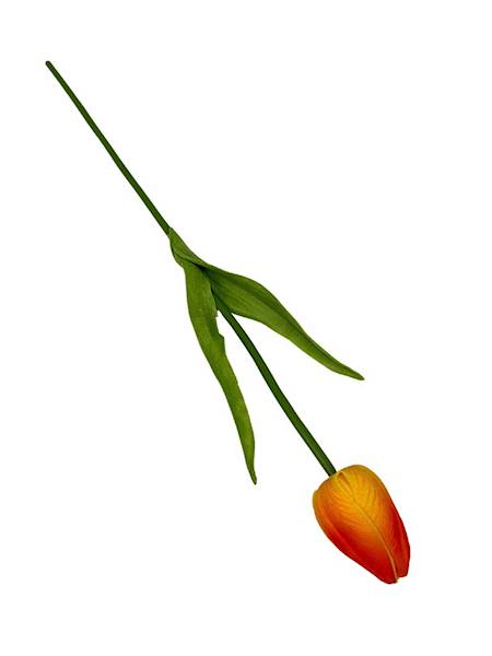 TULIPAN Z PIANKI 45 CM POMARAŃCZOWY