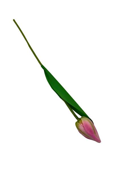 Tulipan gałązka 35 cm różowa