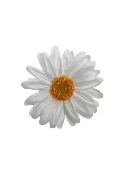 Margaretka główka 6 cm biała 6 sztuk