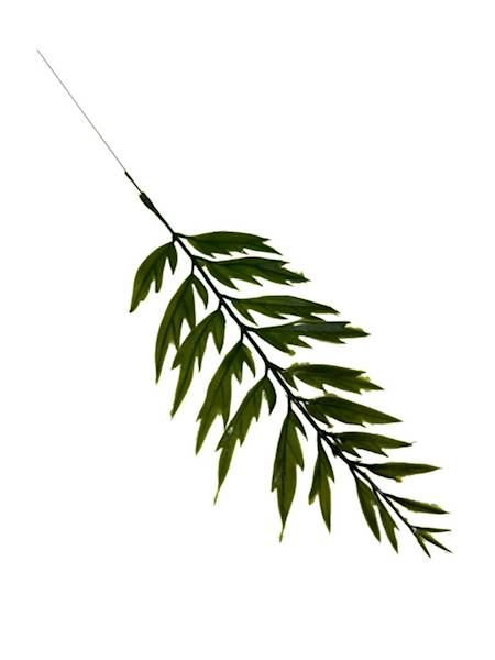 Liść paproć 35 cm zielony