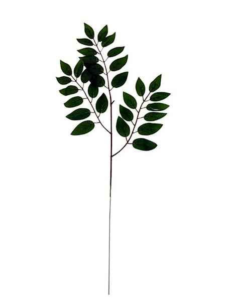 Liść 54 cm ciemno zielony