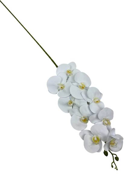Storczyk silikonowy 100 cm biały