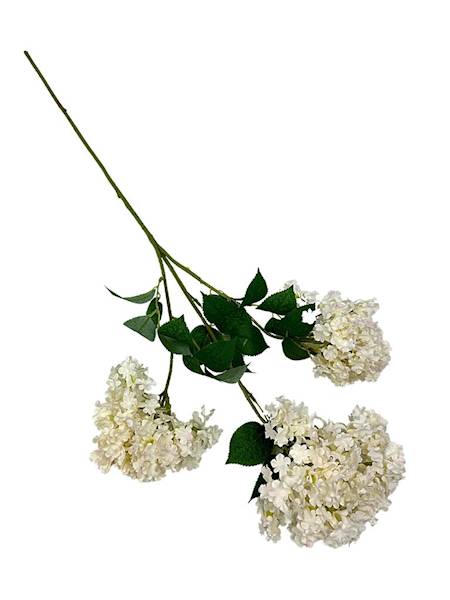 Bez gałązka 80 cm kremowy