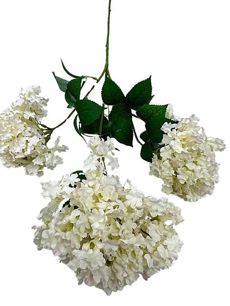 Bez gałązka 80 cm kremowy