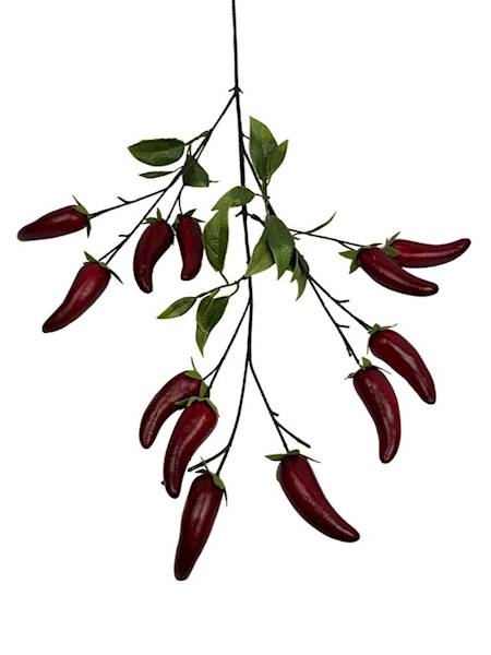 Papryczki gałązka dekoracyjna 82 cm