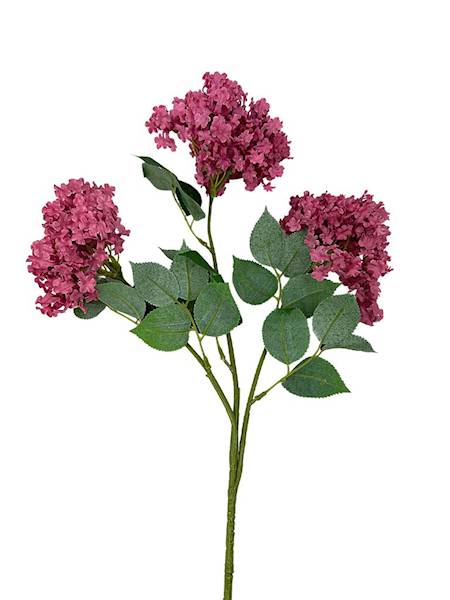 Bez gałązka 80 cm brudny róż