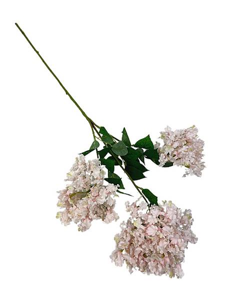 Bez gałązka 80 cm delikatny pudrowy róż