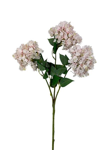 Bez gałązka 80 cm delikatny pudrowy róż