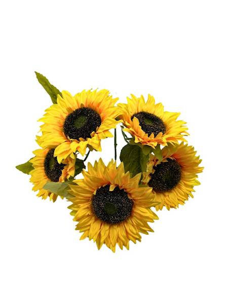 Bukiet słoneczniki 46 cm żólty