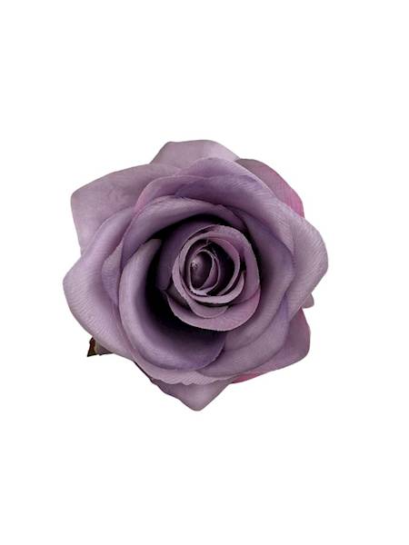 Róża główka 9 cm pudrowy fiolet 2 SZTUKI