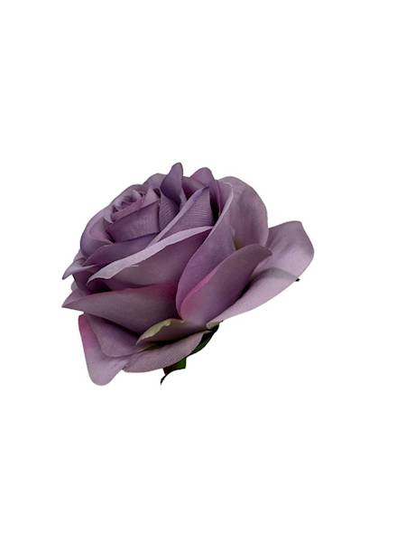 Róża główka 9 cm pudrowy fiolet 2 SZTUKI