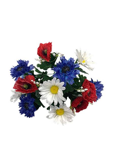 Bukiet lato maki rumianki charby 31 cm