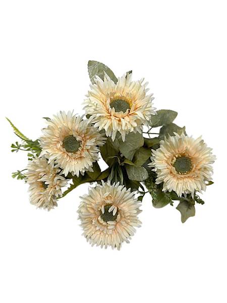 Bukiet astry 30 cm kremowe