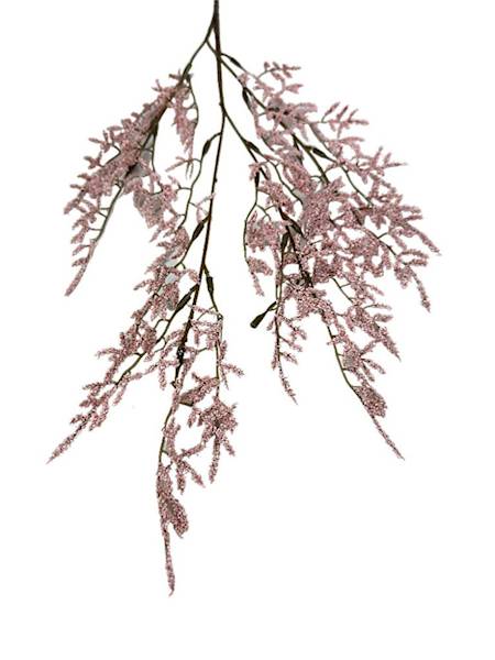 Trawa gałązka 75 cm różowa