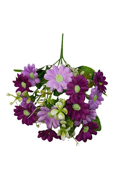 Bukiet margaretki 30 cm fioletowe