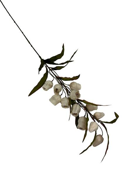 Dzwonki jesienne gałązka 105 cm beż