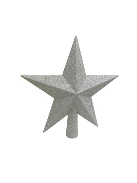 Gwiazda na szczyt choinki 20 cm