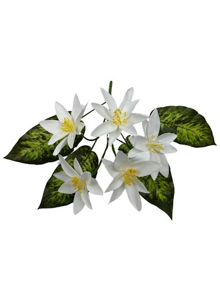 BUKIET KLEMATISÓW 28 CM BIAŁY