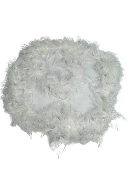  Girlanda z piór 194 cm biała