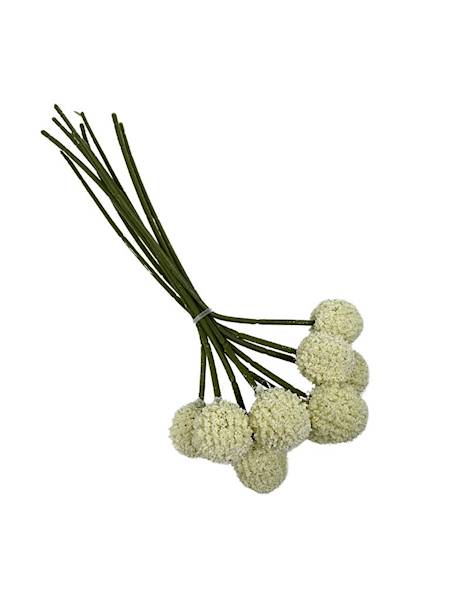 Kulki wiązka 9 szt. białe