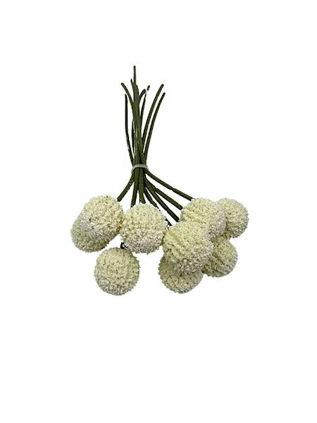 Kulki wiązka 9 szt. białe