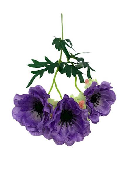 Anemon gałązka 50 cm fioletowa