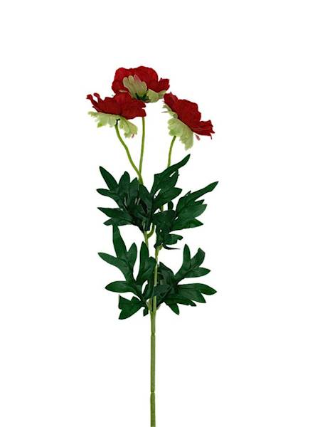 Anemon gałązka 50 cm czerwony