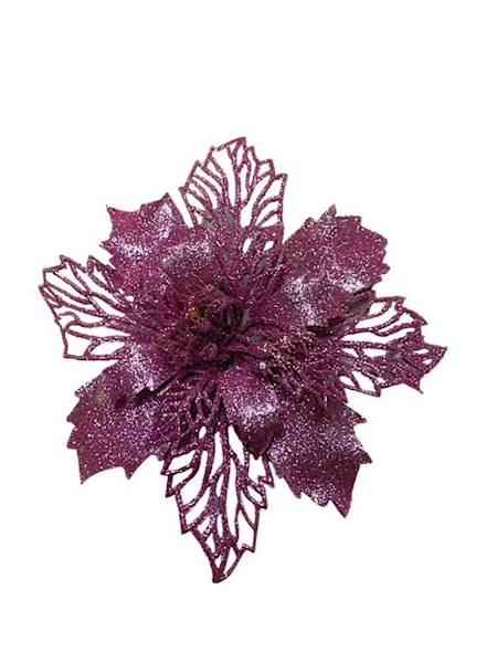 Gwiazda betlejemska główka 17 cm różowa