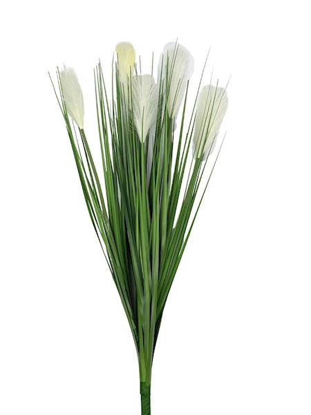 Bukiet traw 96 cm biały