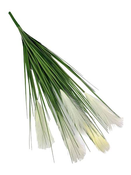 Bukiet traw 96 cm biały